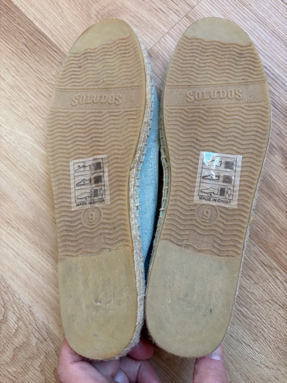 New Soludos Flamingo Embroidered Espadrilles blue pink embroidered shoes